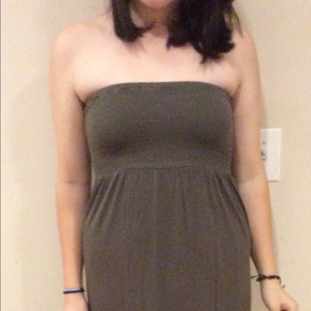 Strapless dress